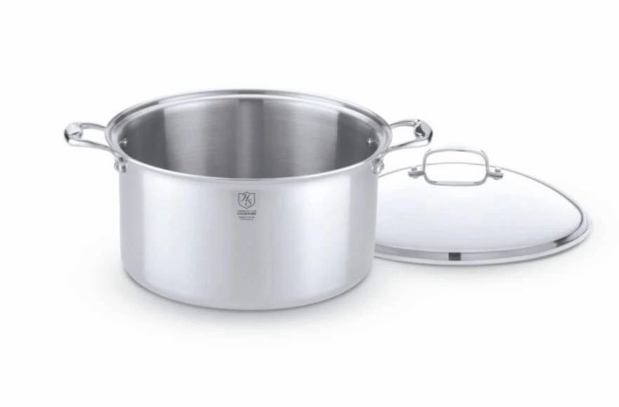 Stock Pots * | Heritage Steel Cookware Stainless Steel Stock Pot With Cover | 12 Qt.