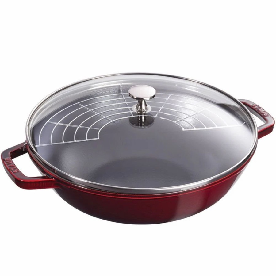 Skillets & Fry Pans * | Staub 4.5 Qt. Perfect Frying Pan | Grenadine