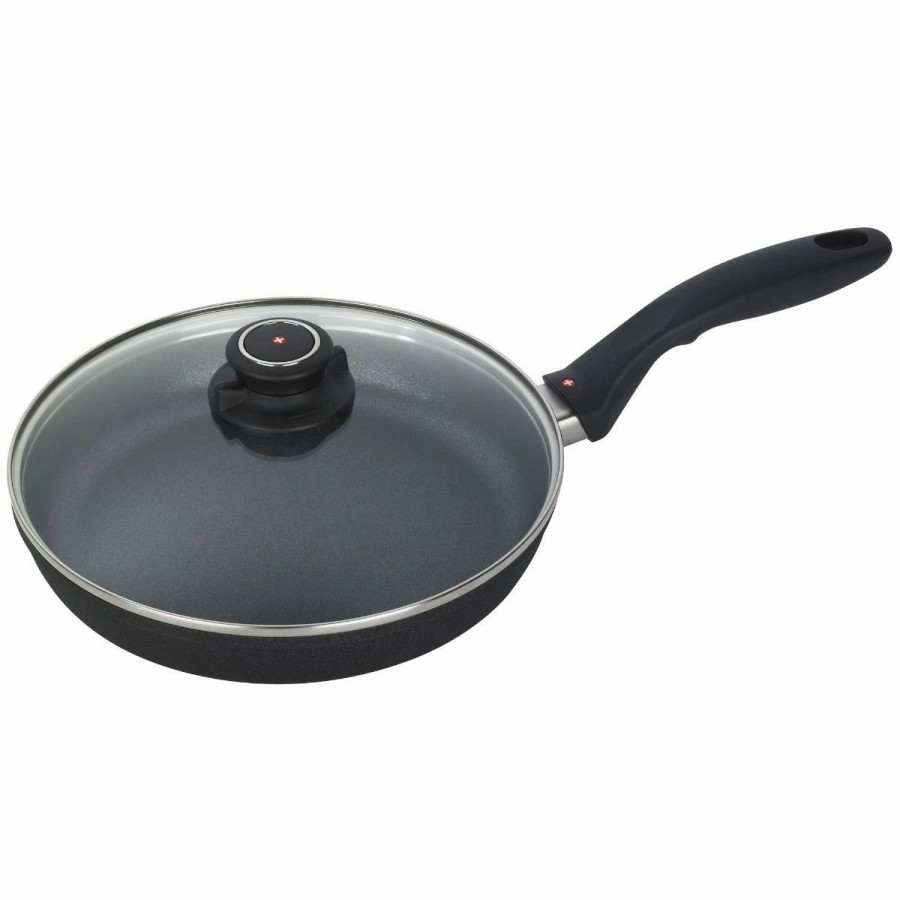 Skillets & Fry Pans * | Swiss Diamond | Hd Fry Pan With Lid 9.5