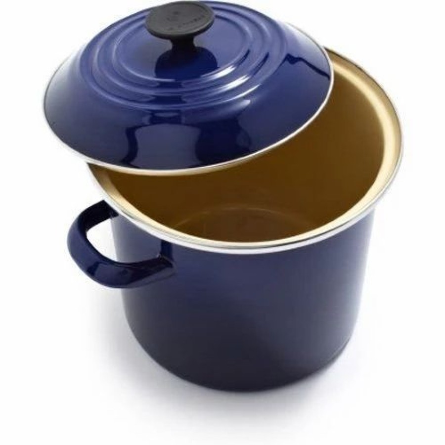 Stock Pots * | Le Creuset 8 Qt. Stock Pot | Indigo Blue