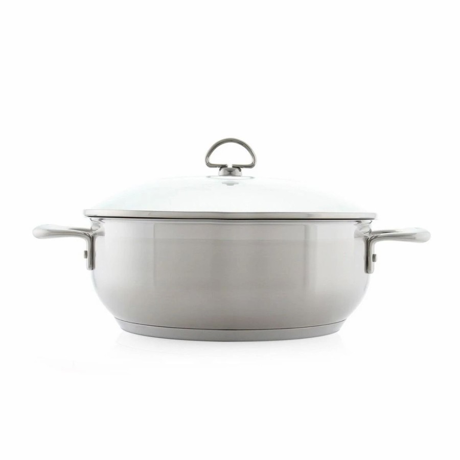 Saute Pans & Casserole Pans * | Chantal Induction 21 Chef'S Pan + Glass Lid | 5 Qt.