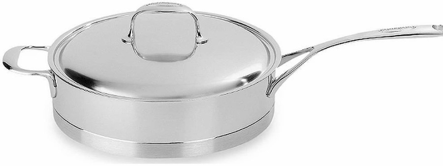 Saute Pans & Casserole Pans * | Demeyere Atlantis Saute Pan & Lid W/ Helper Handle 5.1 Qt. Induction