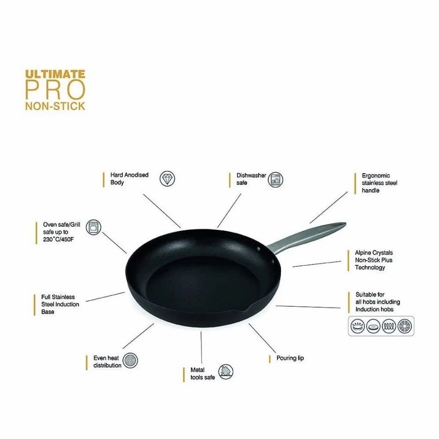 Saute Pans & Casserole Pans * | Zyliss Ultimate Pro Saute Pan | 11