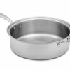 Saute Pans & Casserole Pans * | Heritage Steel Cookware Stainless Steel Family Saute Pan With Lid | 8 Qt.