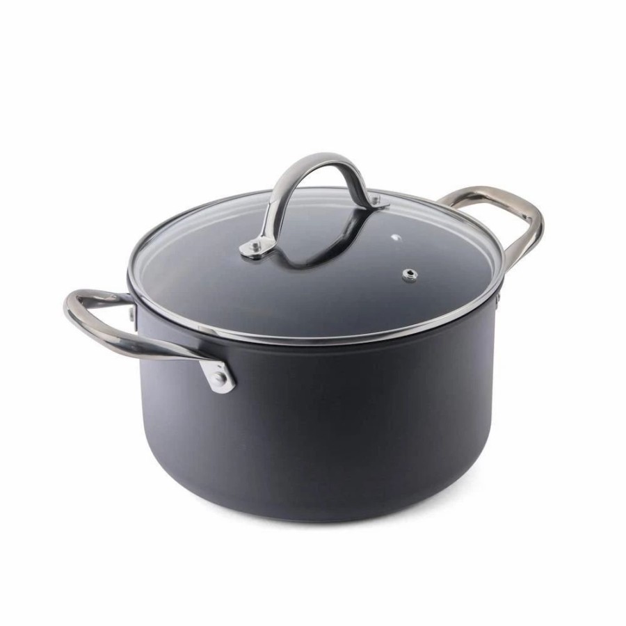 Stock Pots * | Cuisipro Easy-Release Hard Anodized Stock Pot | 6 Qt.