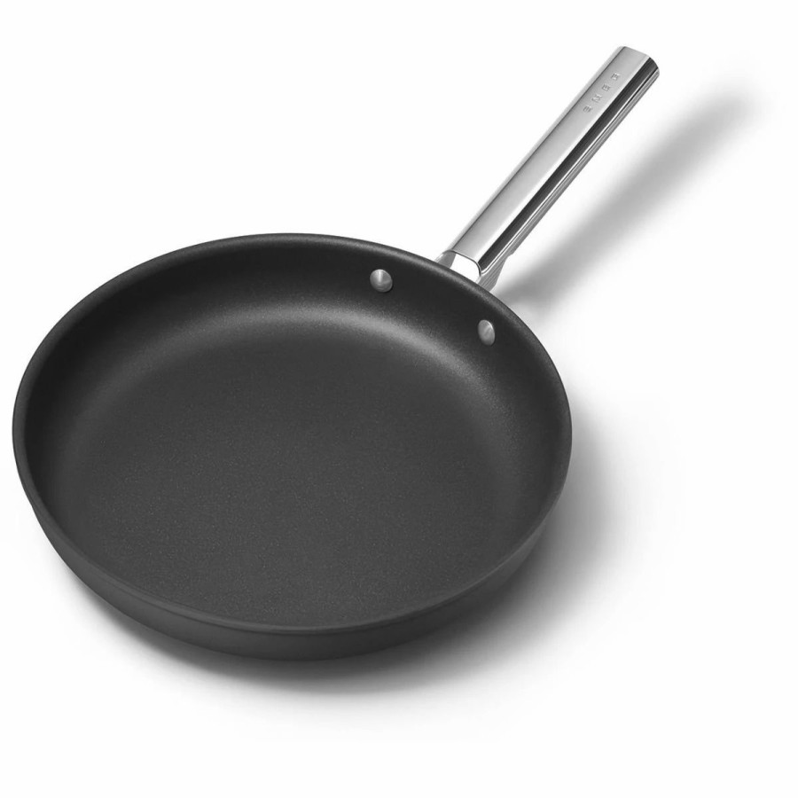 Skillets & Fry Pans * | Smeg 12 Nonstick Fry Pan | Black