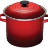 Stock Pots * | Le Creuset 8 Qt. Stock Pot | Cerise/Cherry Red