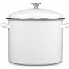 Stock Pots * | Cuisinart Chef'S Classic 16-Quart Enamel On Steel Stockpot With Cover | White