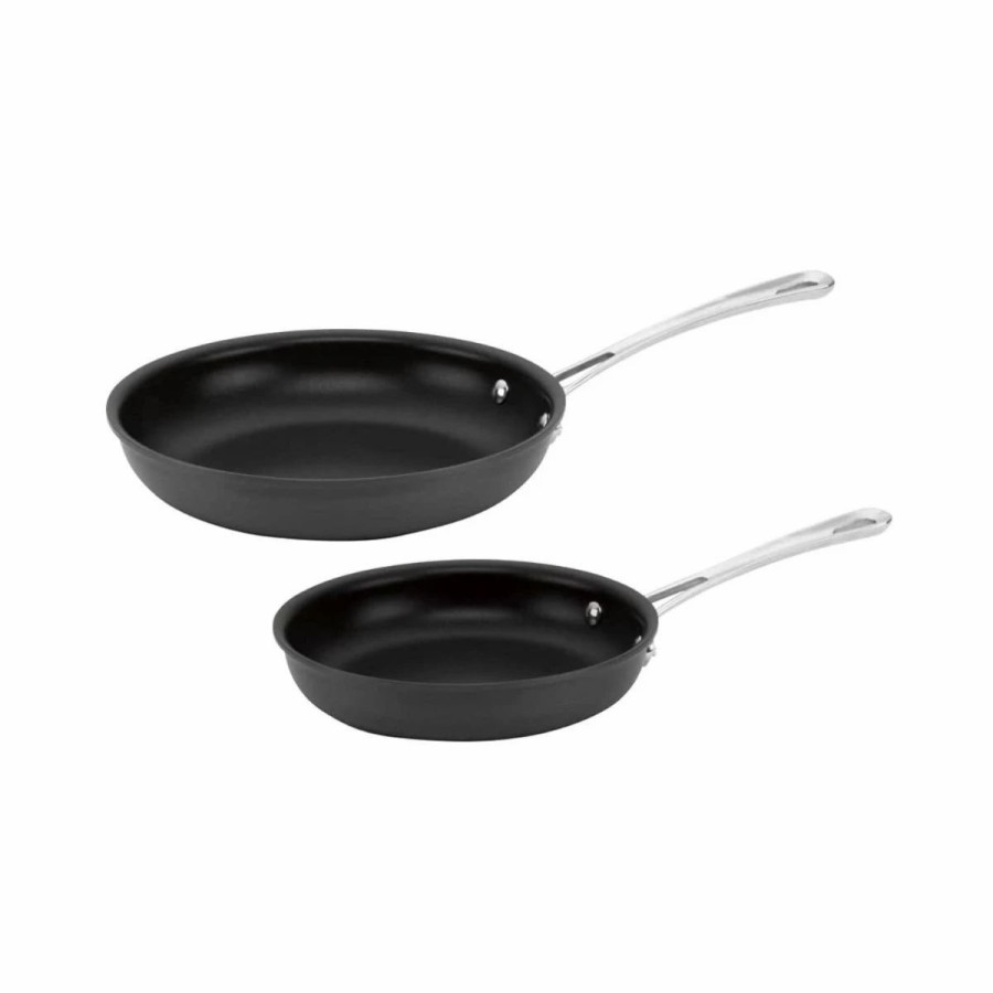 Skillets & Fry Pans * | Cuisinart Contour Hard Anodized Skillet Set | 2-Piece