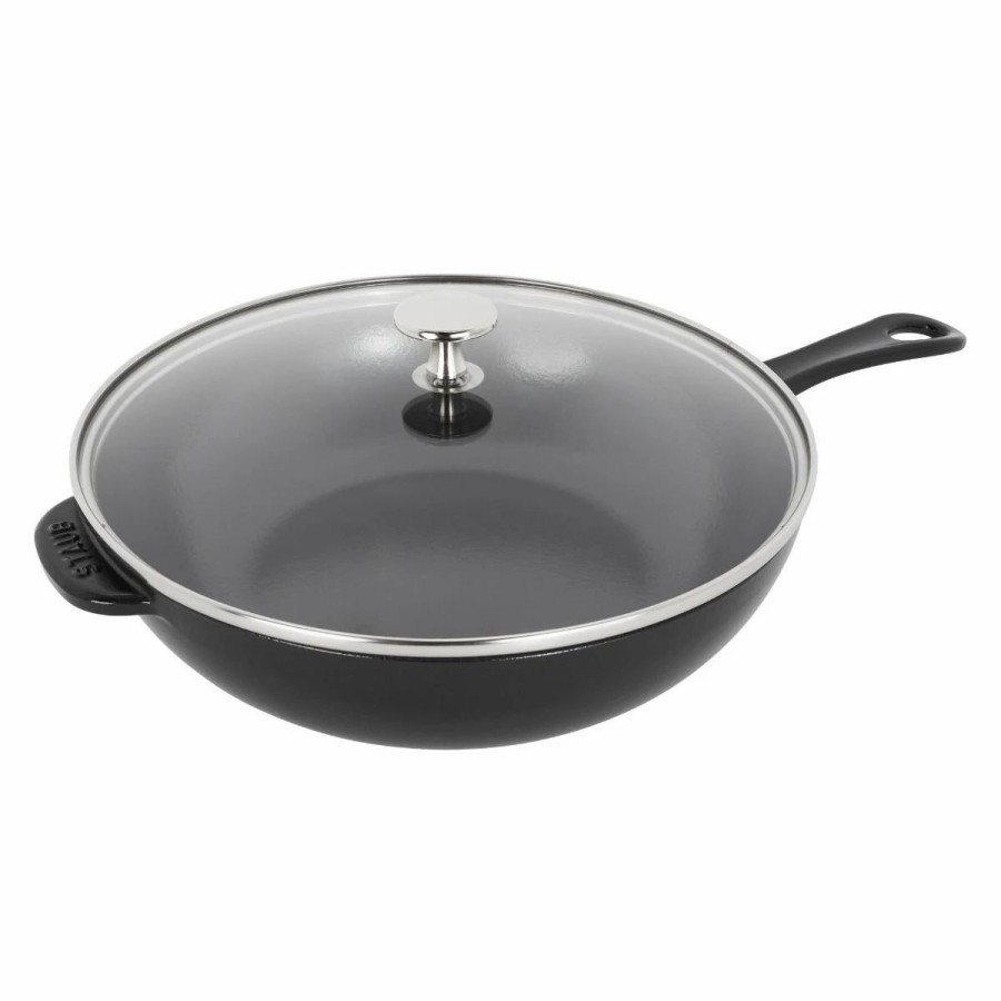 Saute Pans & Casserole Pans * | Staub 2.9 Qt Cast Iron Daily Pan | Black