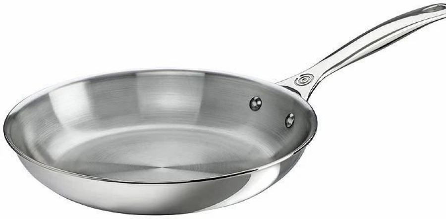 Skillets & Fry Pans * | Le Creuset 10 Tri-Ply Frying Pan | Stainless Steel