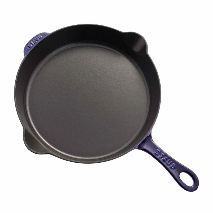 Skillets & Fry Pans * | Staub 11" Traditional Deep Skillet | Dark Blue