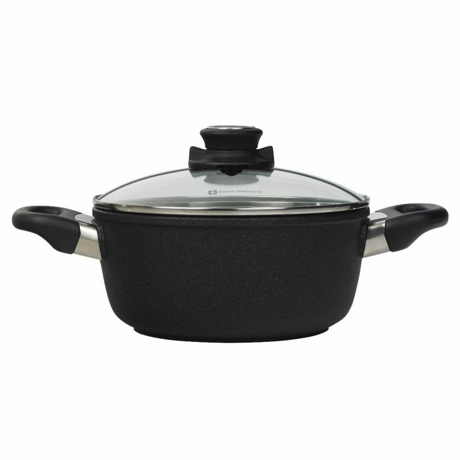 Saute Pans & Casserole Pans * | Swiss Diamond | Xd Casserole With Lid 8 (2.3 Qt.)