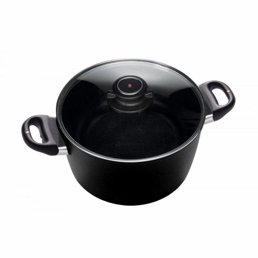 Stock Pots * | Swiss Diamond | Xd Soup Pot With Lid 9.5 (5.5 Quart)