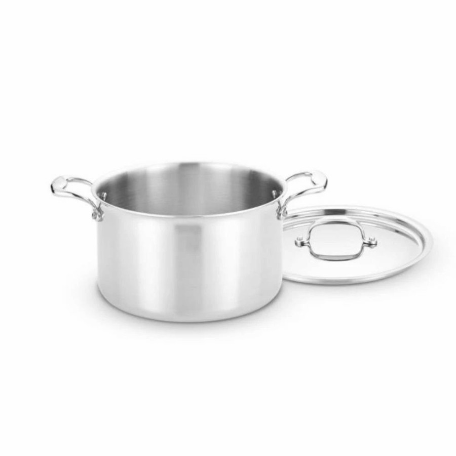 Stock Pots * | Heritage Steel Cookware Stainless Steel Stock Pot With Lid | 8 Qt.