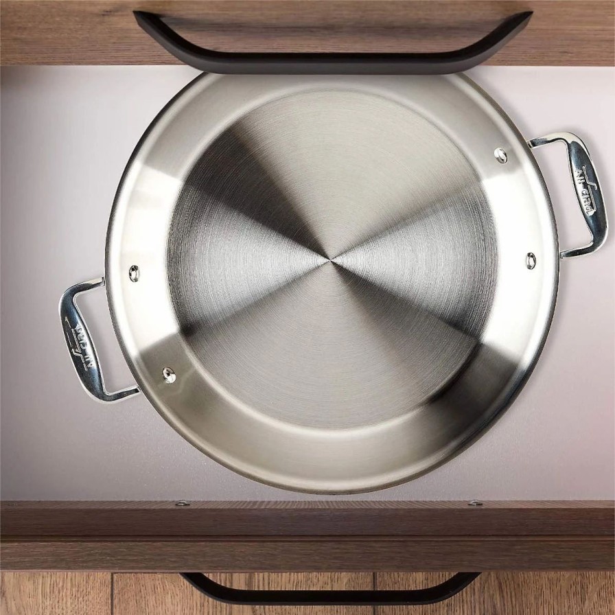 Saute Pans & Casserole Pans * | All-Clad D3 Stainless 3-Quart Universal Pan With Lid