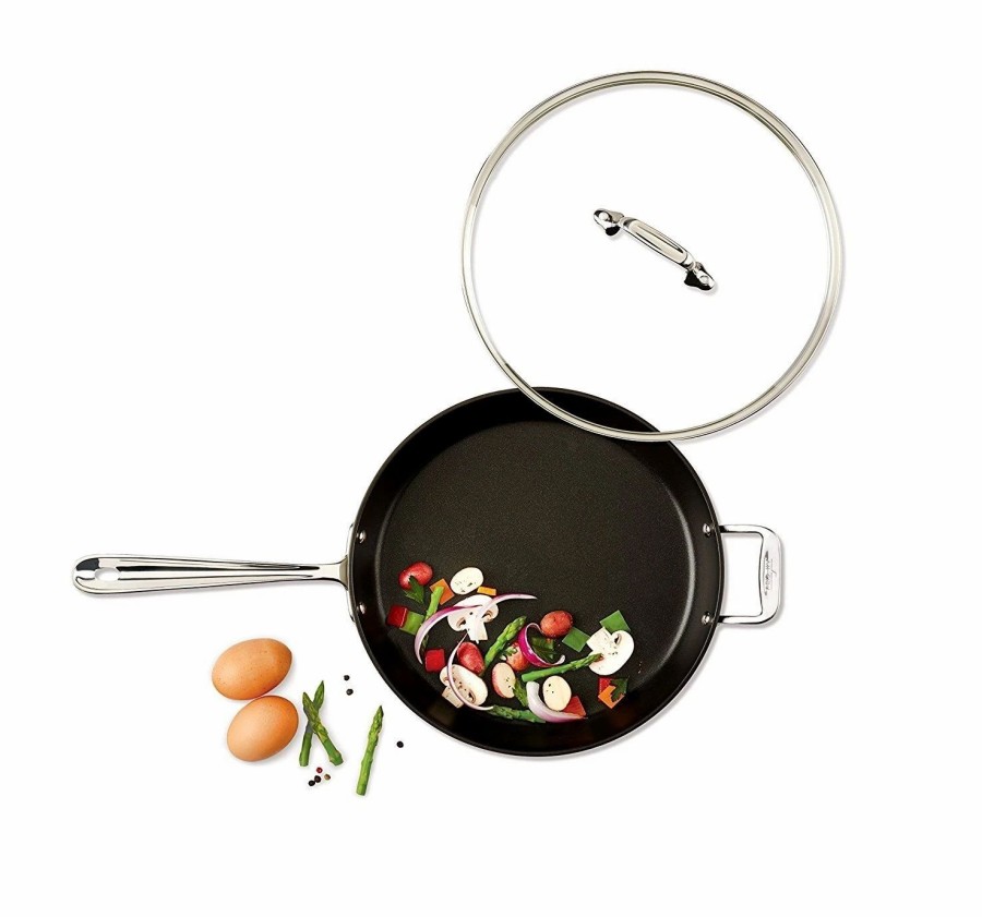 Skillets & Fry Pans * | All-Clad Ha1 Hard Anodized Nonstick Fry Pan & Lid | 12