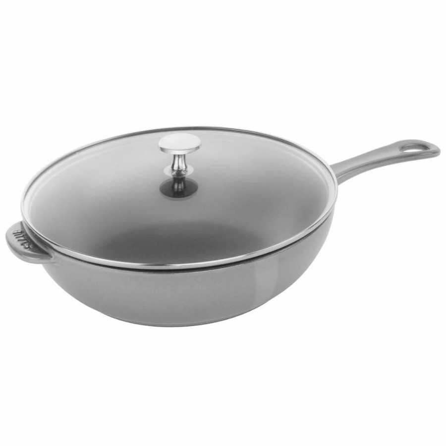 Saute Pans & Casserole Pans * | Staub 2.9 Qt Cast Iron Daily Pan | Graphite Grey