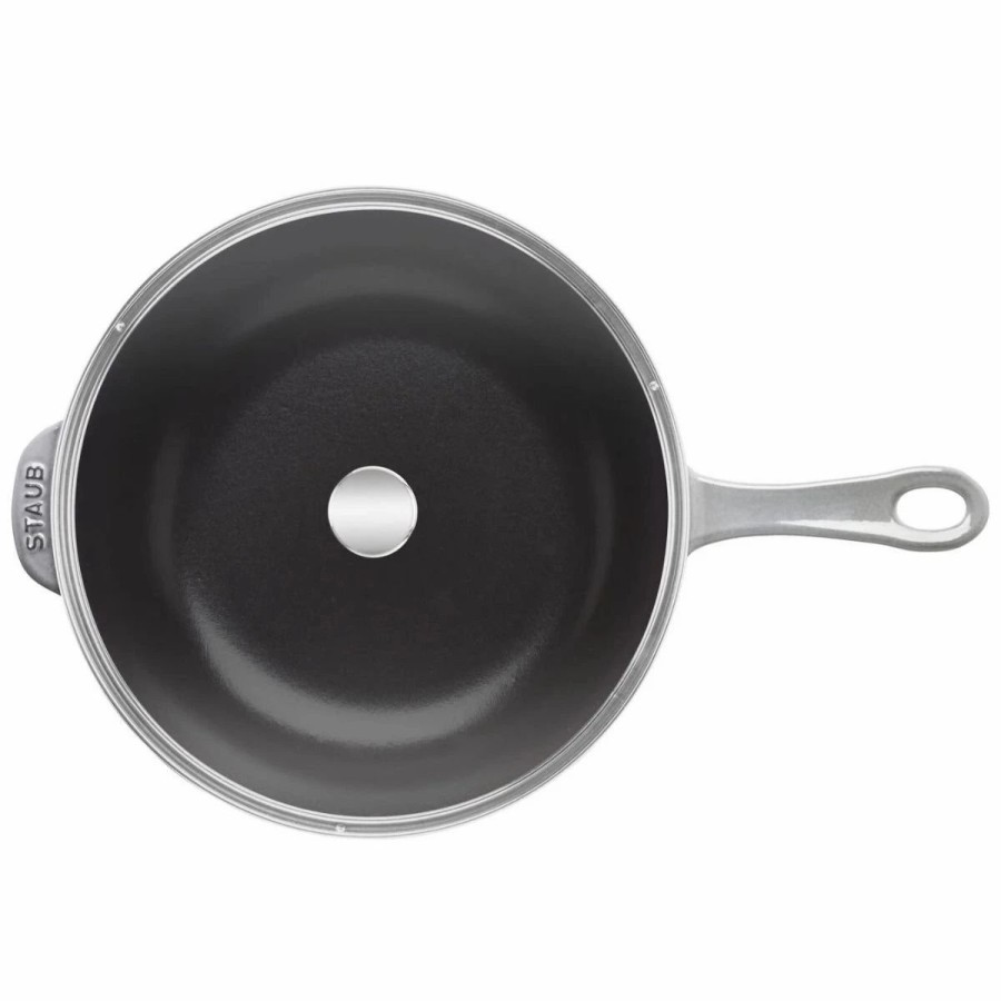 Saute Pans & Casserole Pans * | Staub 2.9 Qt Cast Iron Daily Pan | Graphite Grey