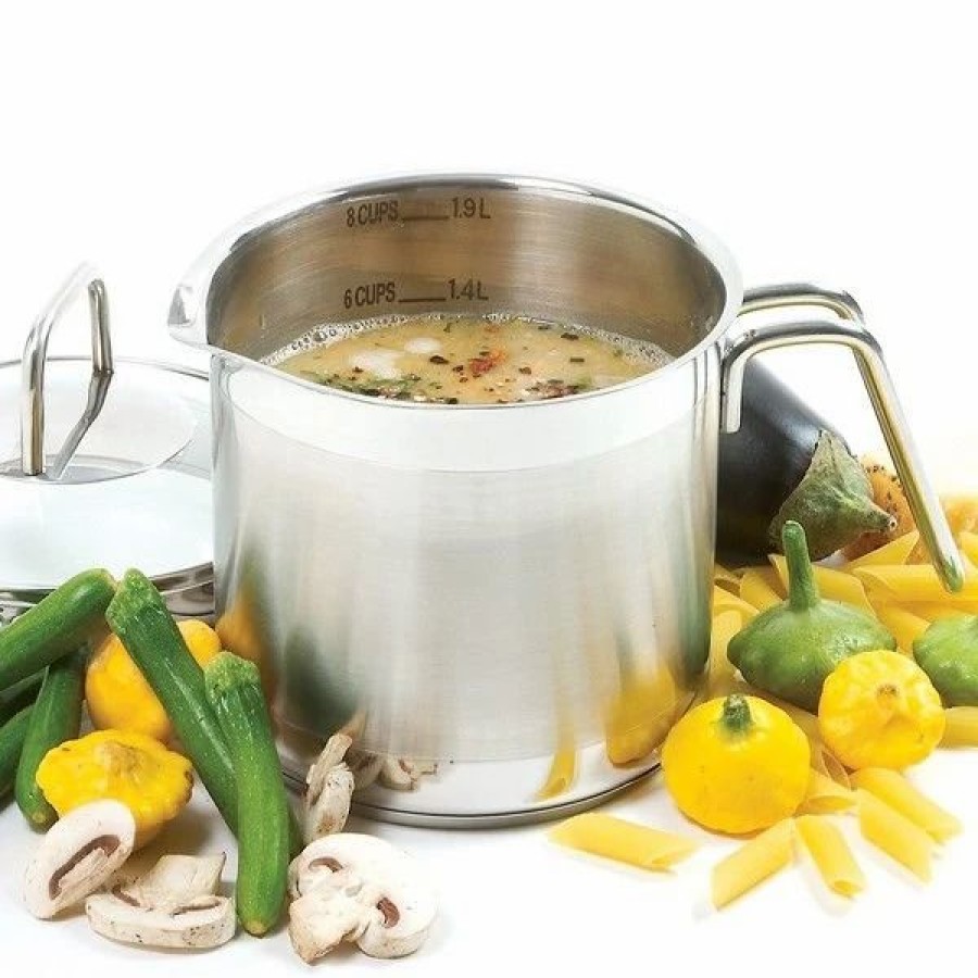 Stock Pots * | Norpro Krona S/S 8 Cup Multi-Pot W/ Straining Lid