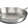 Skillets & Fry Pans * | Le Creuset 12.5 Deep Fry Pan With Helper Handle | Stainless Steel