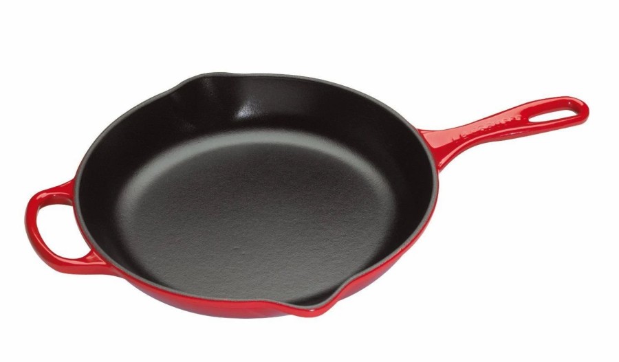 Skillets & Fry Pans * | Le Creuset 10.25 Signature Enameled Cast Iron Skillet | Cerise/Cherry Red